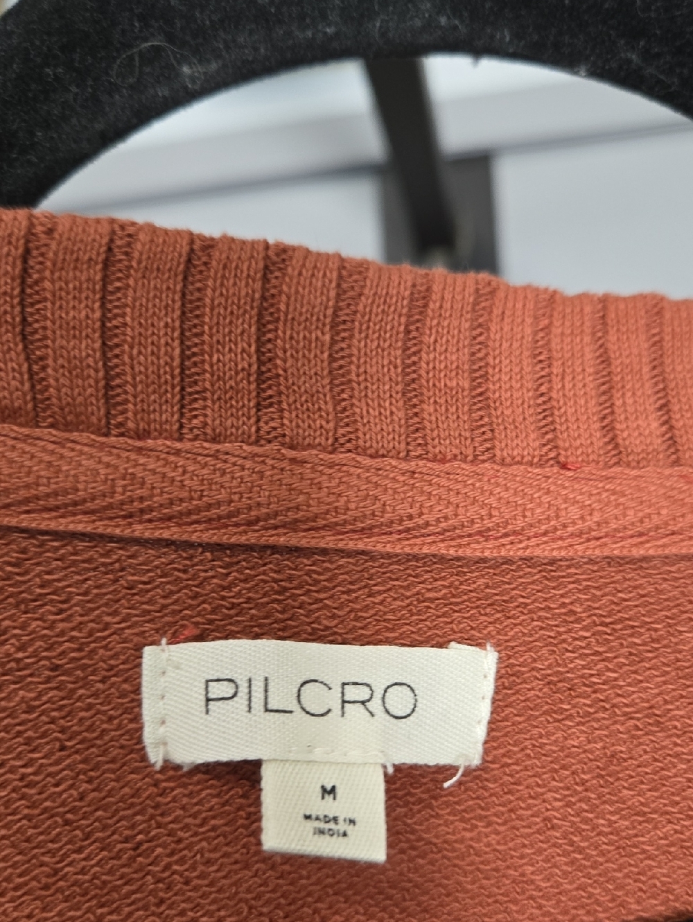 Pilcro Knit Crewneck Sweater - Rust - Picture 12 of 15